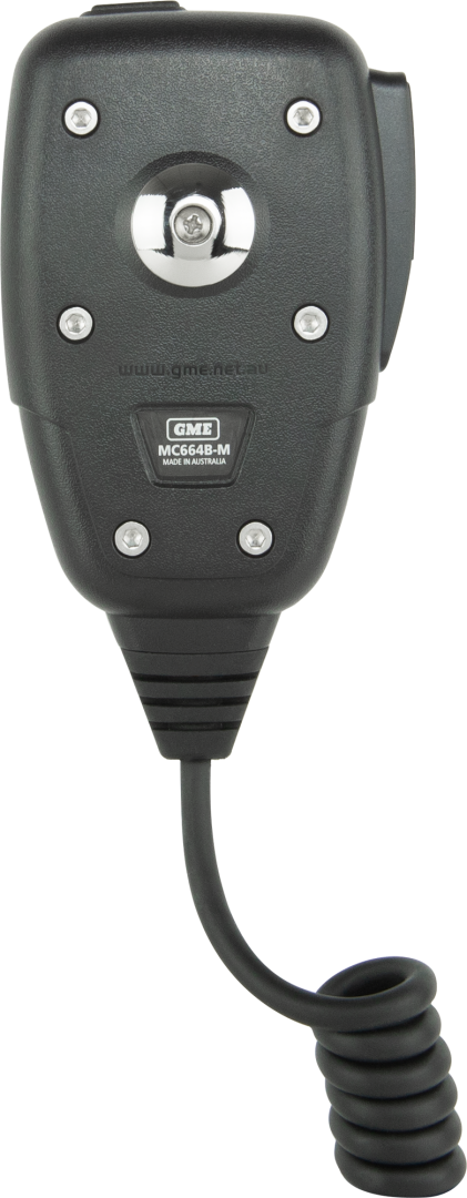 GME MC664B-M OLED Controller Microphone with Magnetic Bollard- Suit XRS Series