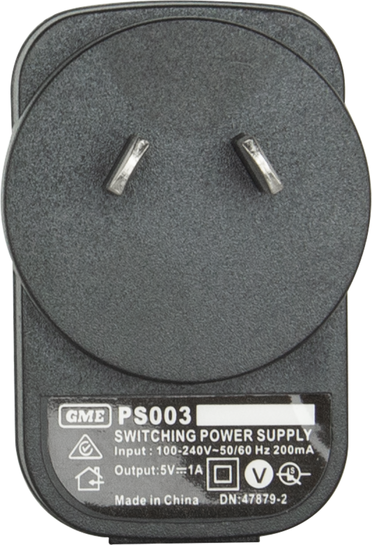 GME PS003 AC USB Power Adapter - Suit TX665 / TX667 / TX675 / TX677