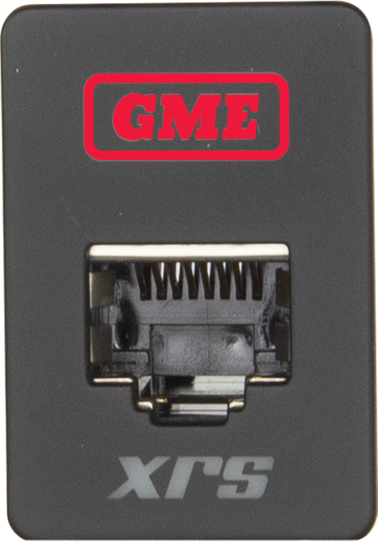 GME XRS-RJ45R1 RJ45 Pass-Through Adaptor - Type 1 (Red)