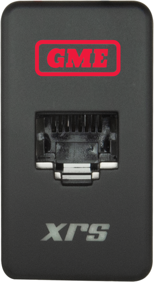 GME XRS-RJ45R4 RJ45 Pass-Through Adaptor - Type 4 (Red)