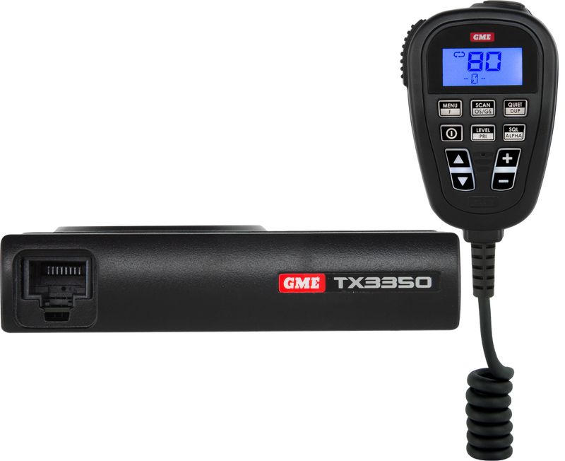 GME TX3350 5 Watt Compact UHF CB Radio with SoundPath™ Speaker Microphone