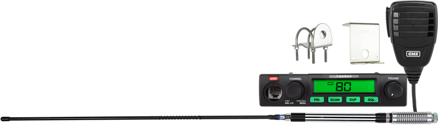 GME TX3500SVP 5 Watt Compact UHF CB Radio Value Pack