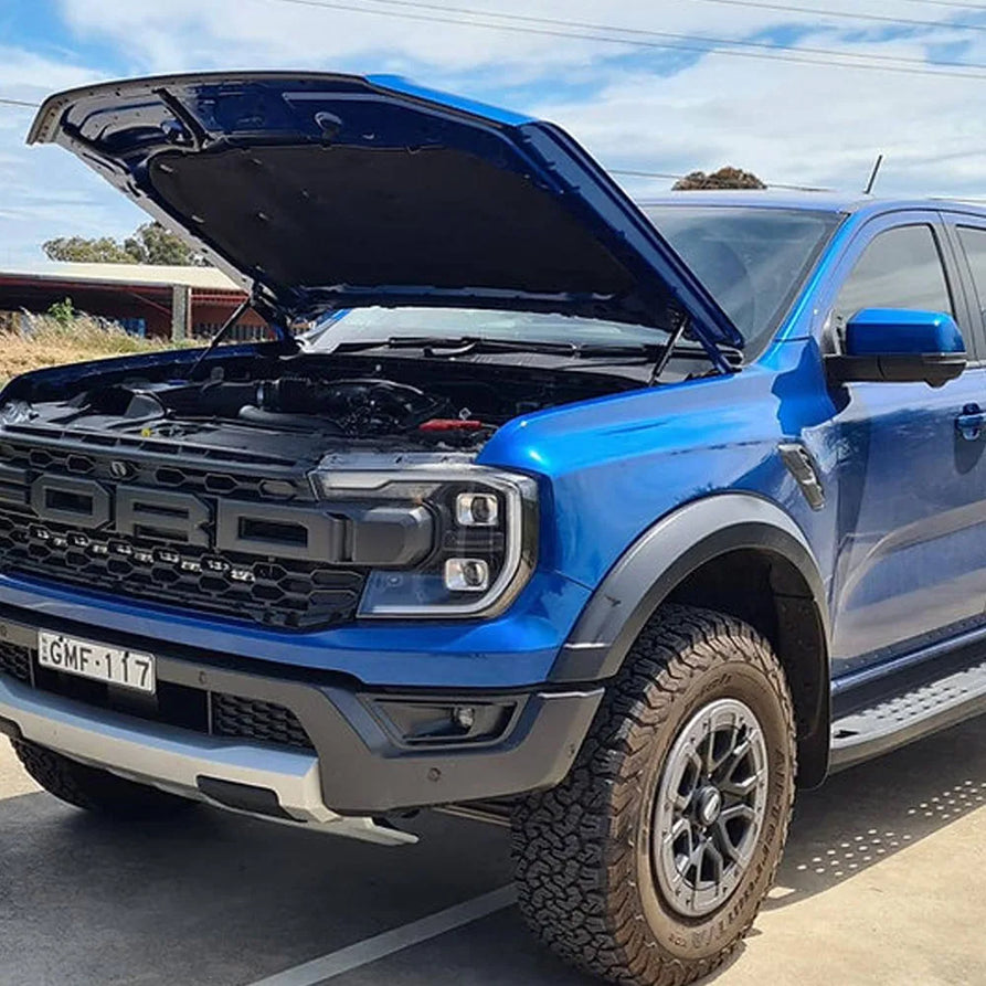 GMF4x4 Bonnet Strut Kit with PSG UHF Bracket Suitable For Ford Ranger, Everest and Raptor