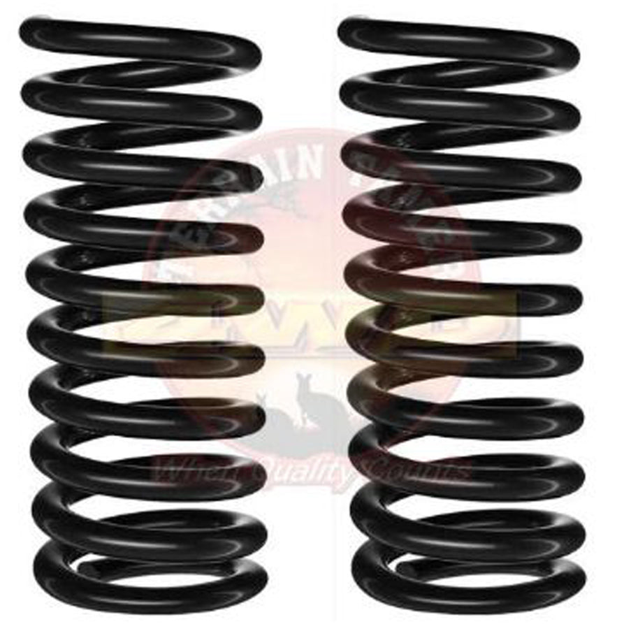 COILS FRONT RAISED 40MM TO 50KG WITH BULL BAR SWB LWB 3.0L