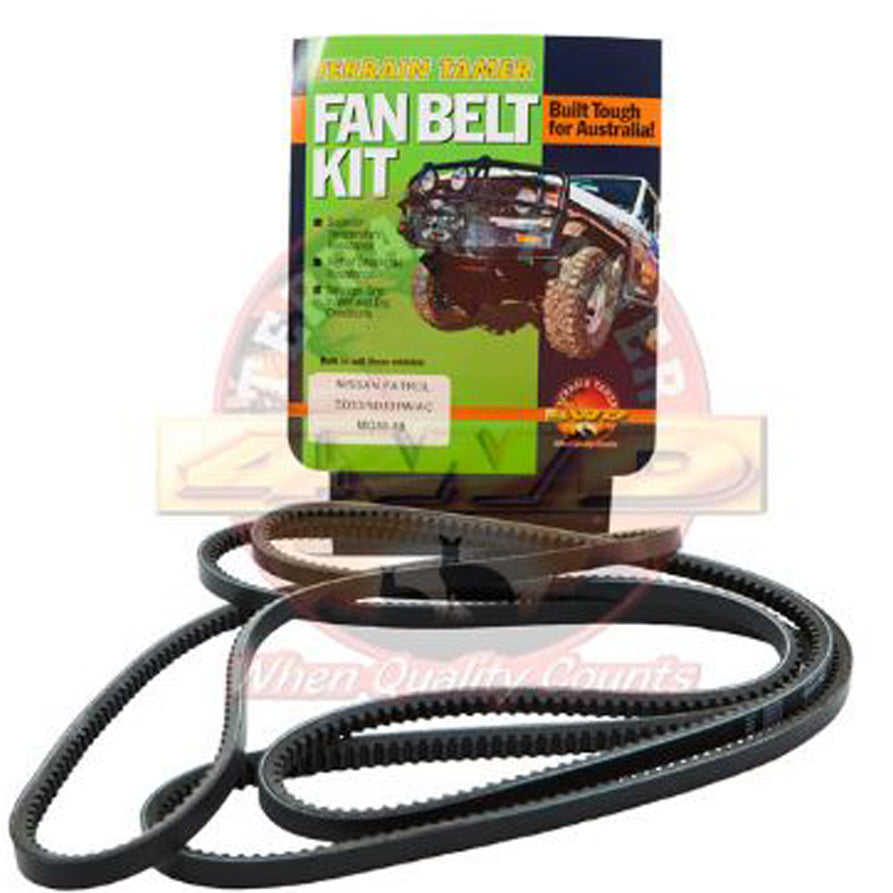 FAN BELT KIT FAN POWER STEERING & A/C SD33