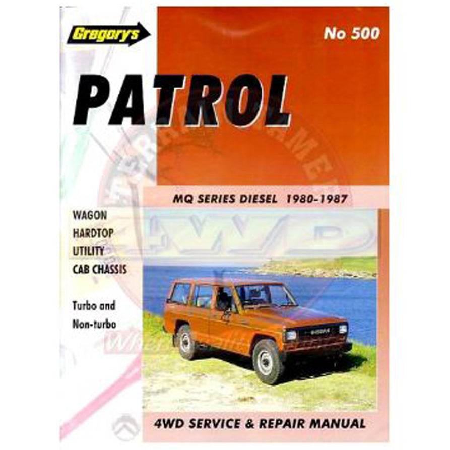 MANUAL NISSAN PATROL4WD MQ DIESEL 80-87