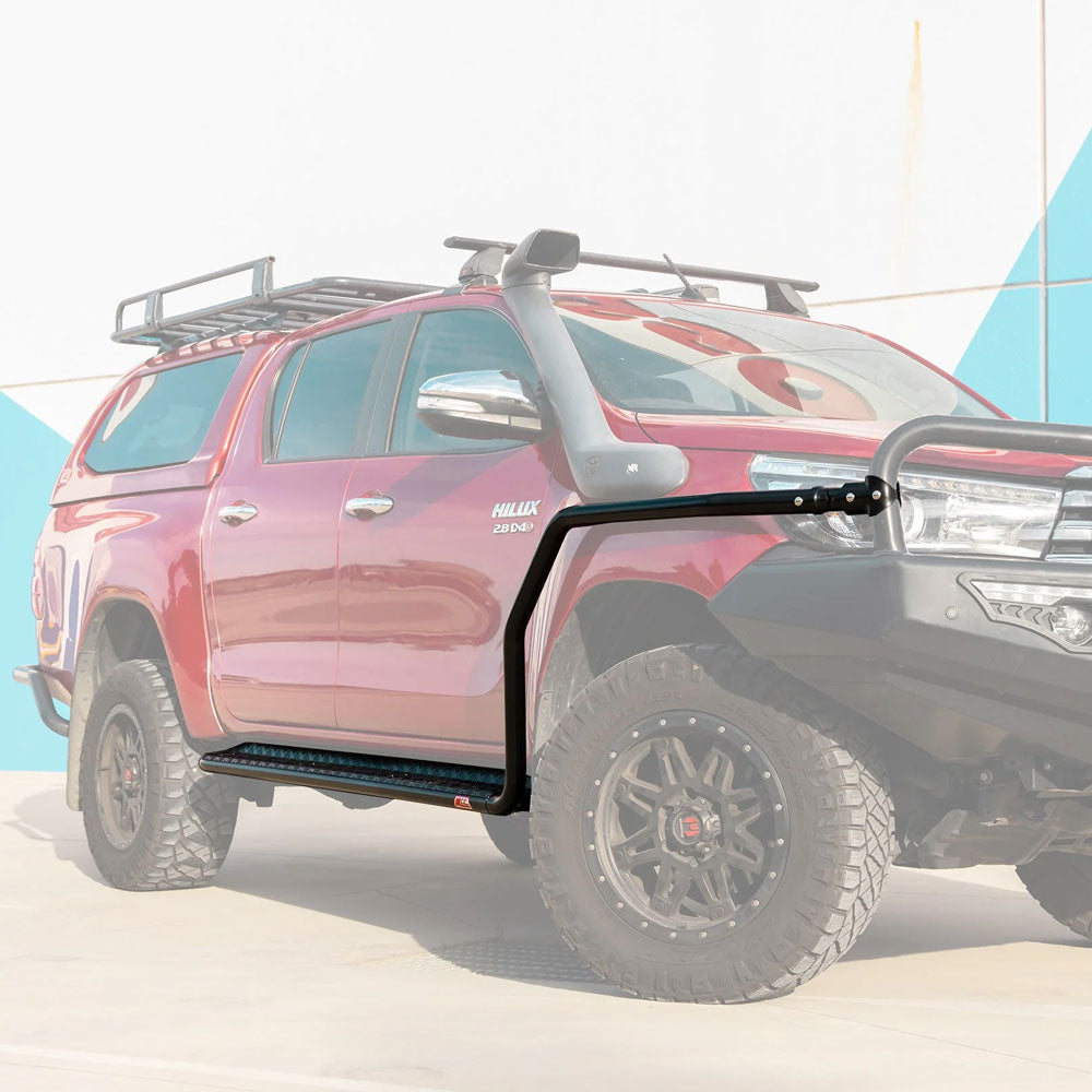 Amarok 2011-On 039BSR All Black Side Step and Rail Package (50mm Bull ...