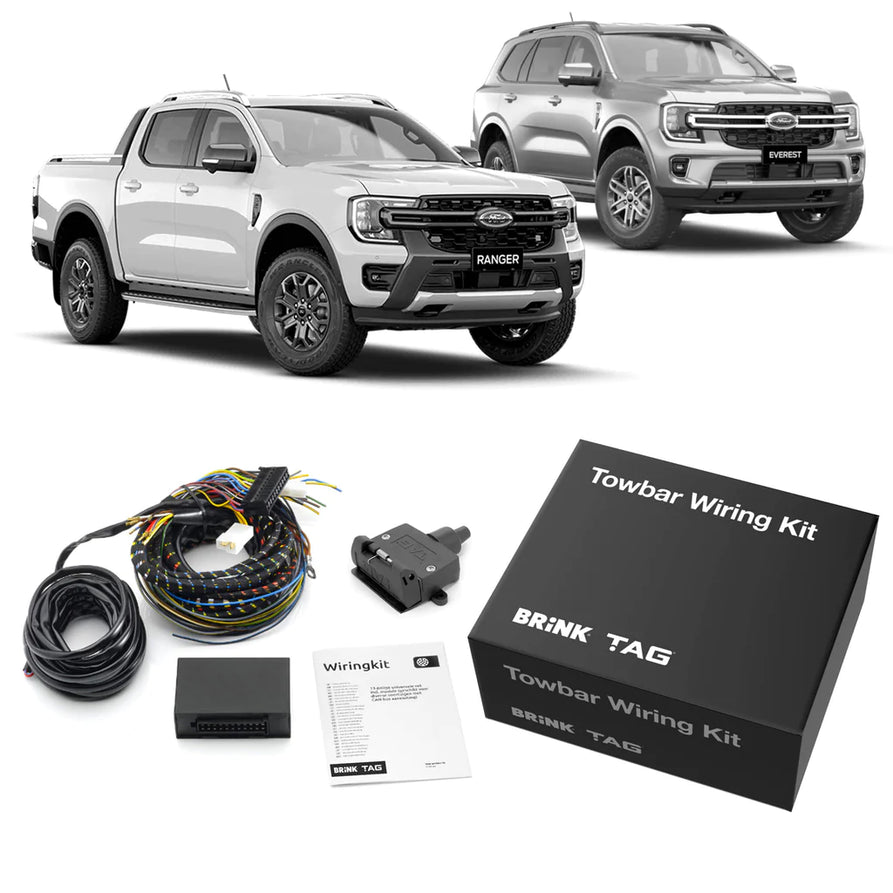 Brink TAG Direct Fit Wiring Harness for Ford Ranger PX2 (06/2015 - 05/2022), Ford Ranger Next Gen (06/2022 - on), Suitable For Ford Everest UA/UA MkII (07/2015 - 05/2022), Suitable For Volkswagen Amarok NF (12/2022- on)