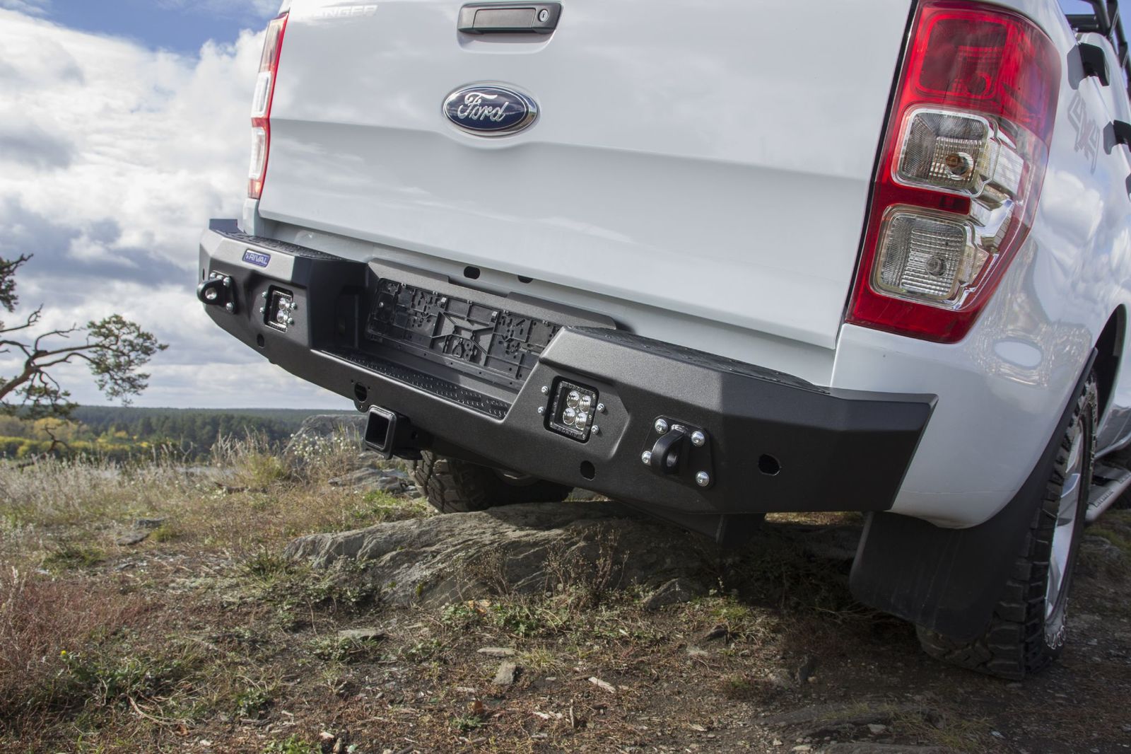 Ford Ranger Rear Bar by Rival - PX, PX2, PX3 (2011-Current)
