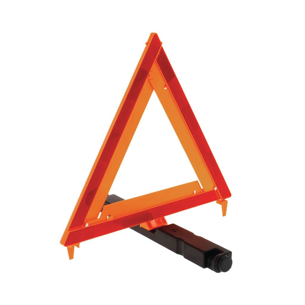 EMERGENCY SAFETY TRIANGLE KIT SET OF 3 WITH VELCRO FEET
