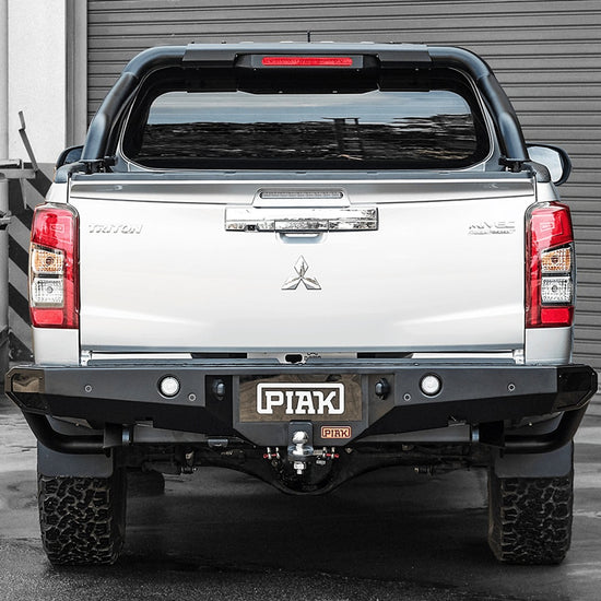 PIAK Rear Step Tow Bar with Side Protection for Mitsubishi Triton 2018-2023