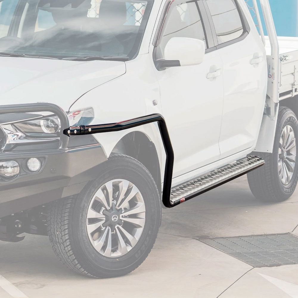 Challenger PB PC 2008-2016 039BSR Side Step and Rail Package (Chrome ...