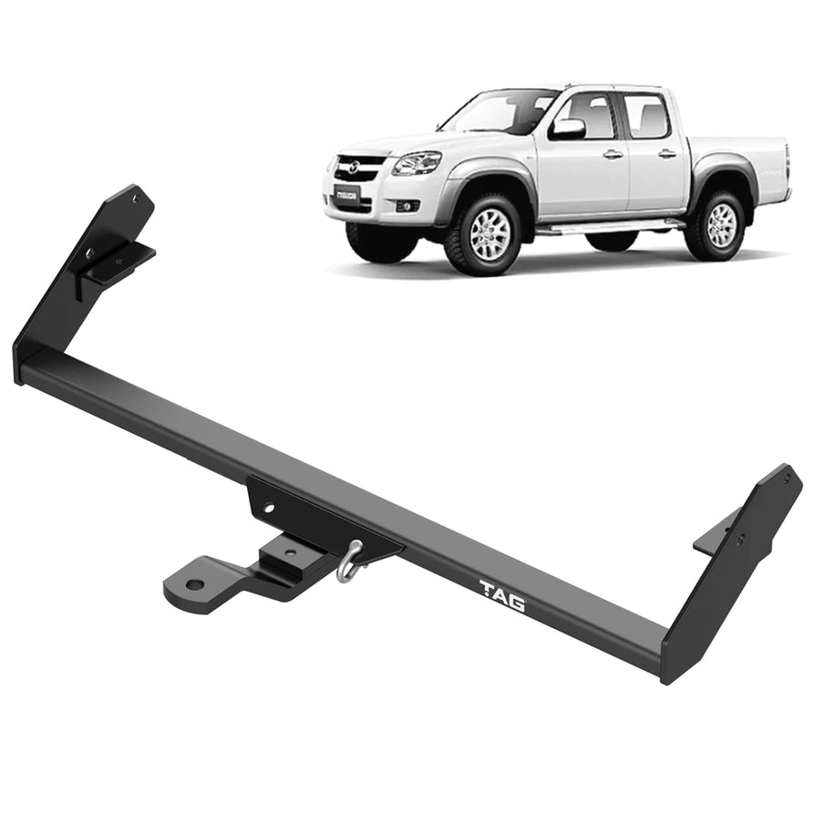 TAG Standard Duty Towbar for Suitable For Mazda B2500 (04/1996 - 11/2006), B2600 (1987 - 2006), B4000 (2005 - 2006), Suitable For Mazda BT-50 (11/2006 - 10/2011), Suitable For Ford Ranger (01/2006 - 11/2011), Suitable For Ford Courier (05/1987 - 12/2006)