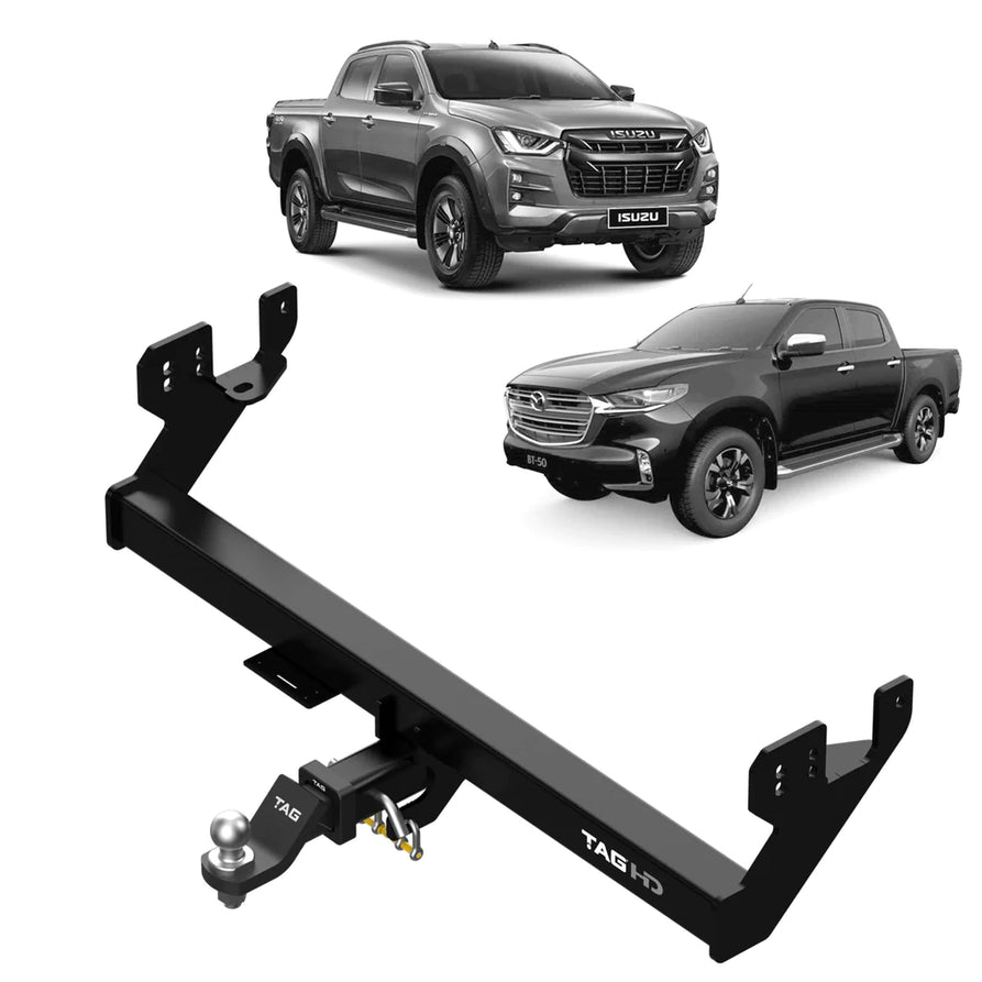 TAG Heavy Duty Towbar Suitable For Mazda BT-50 (08/2020 - on), Suitable For Isuzu D-MAX (07/2020 - on)