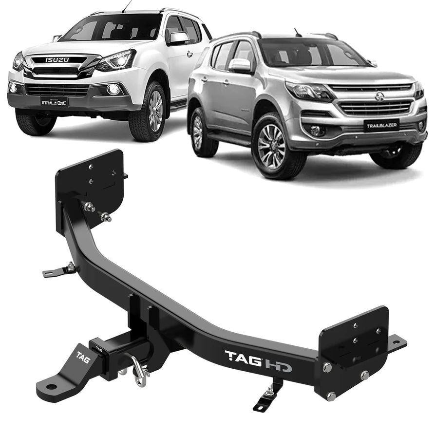 TAG HEAVY DUTY TOWBAR for Isuzu MU-X (11/2013 - 06/2021), Suitable For Holden Trailblazer (07/2016 - 2020), Suitable For Holden Colorado 7 (11/2012 - 08/2016)